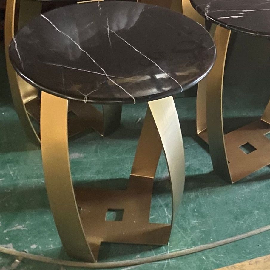 Contemporary light luxury decor table for living room cake table sofa side table