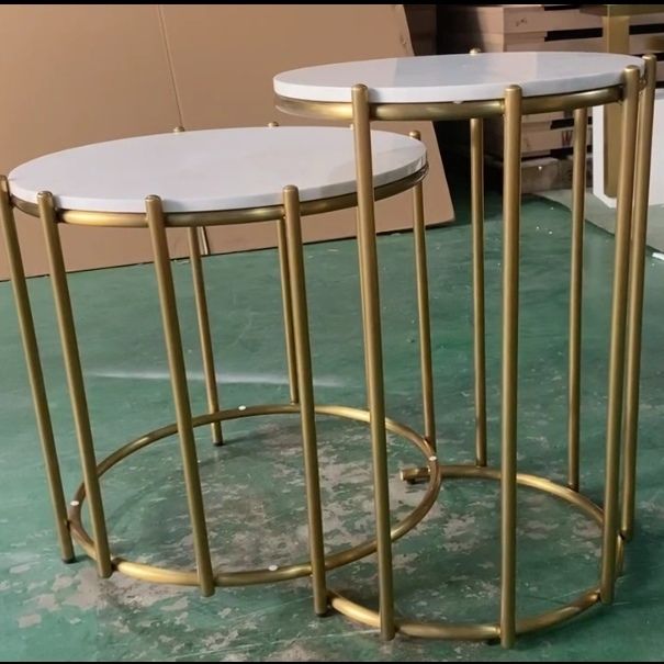 Modern light luxury table standing table standing gold cake table