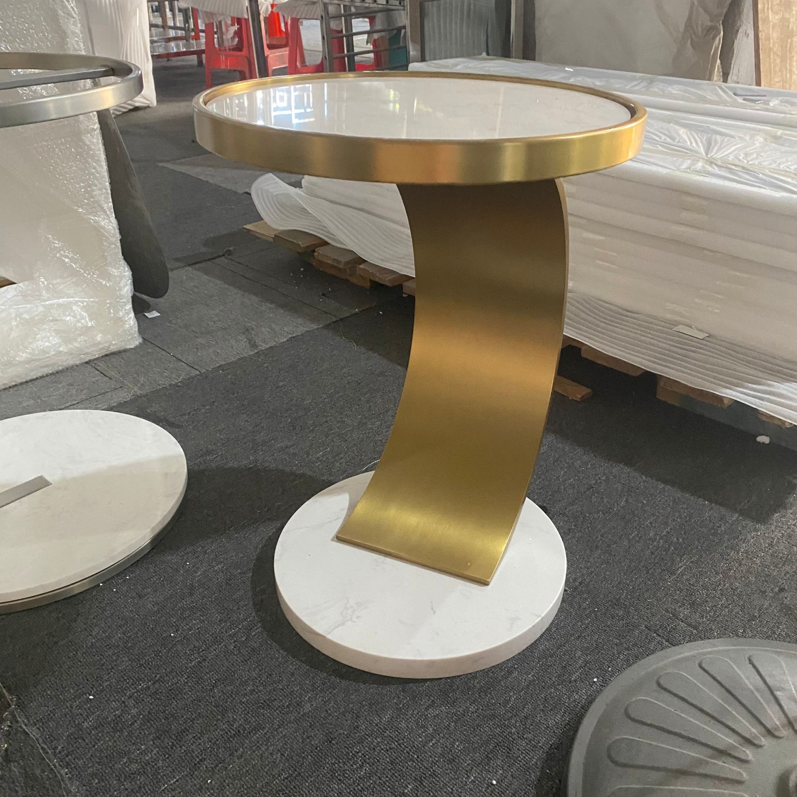 Contemporary corner table for living room stand for desert table dessert table
