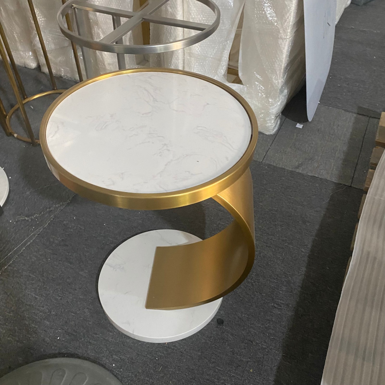 Contemporary corner table for living room stand for desert table dessert table