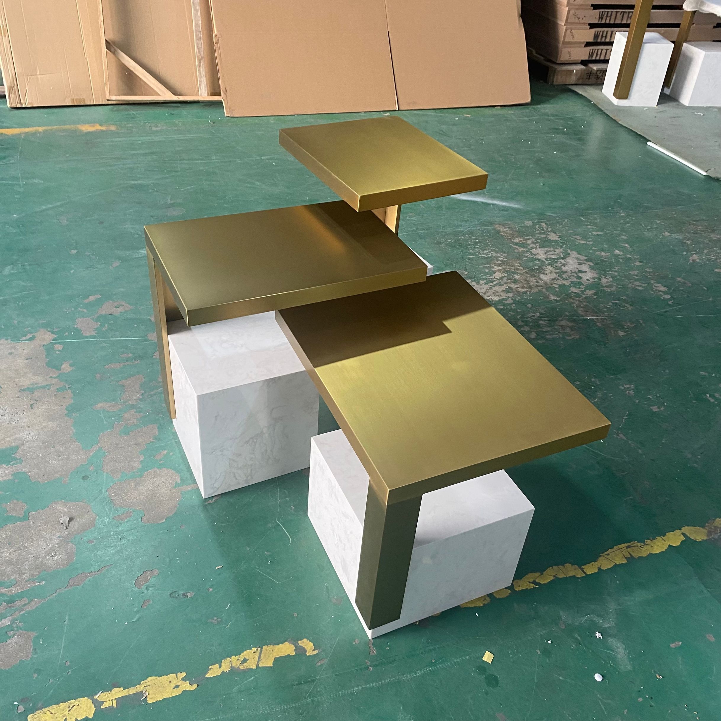 Contemporary side tables for living room luxury small table for sofa cake stand table