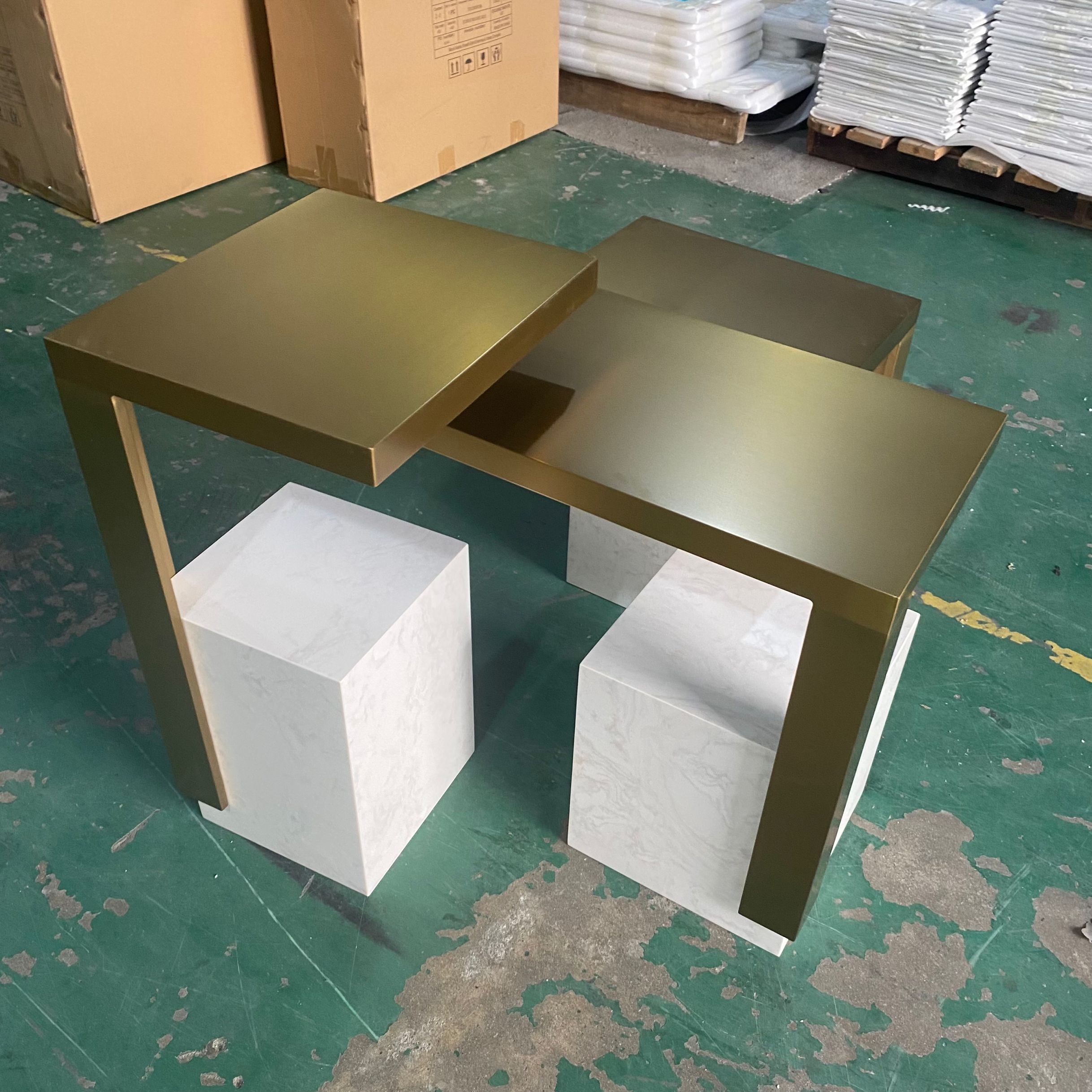 Contemporary side tables for living room luxury small table for sofa cake stand table