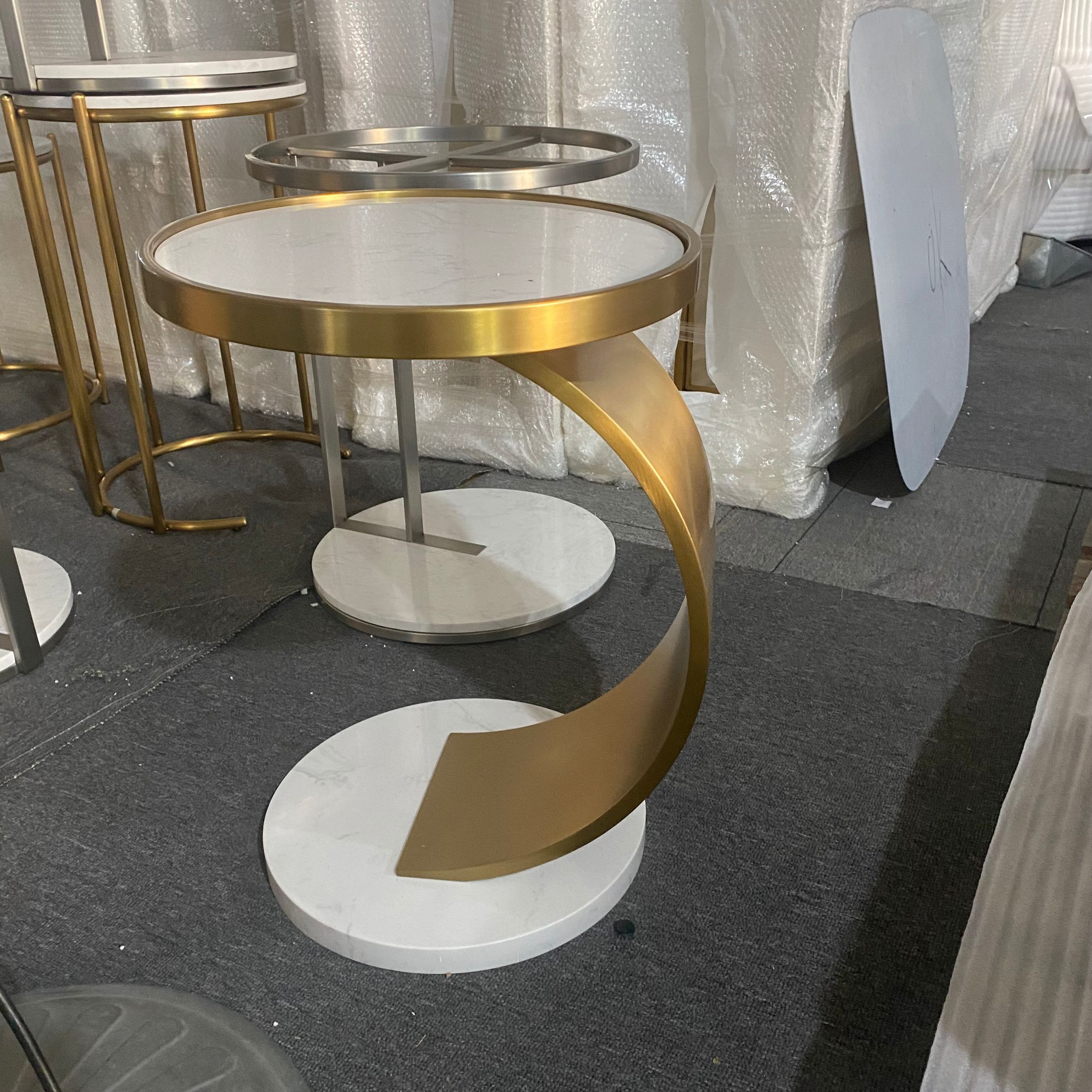 Contemporary corner table for living room stand for desert table dessert table