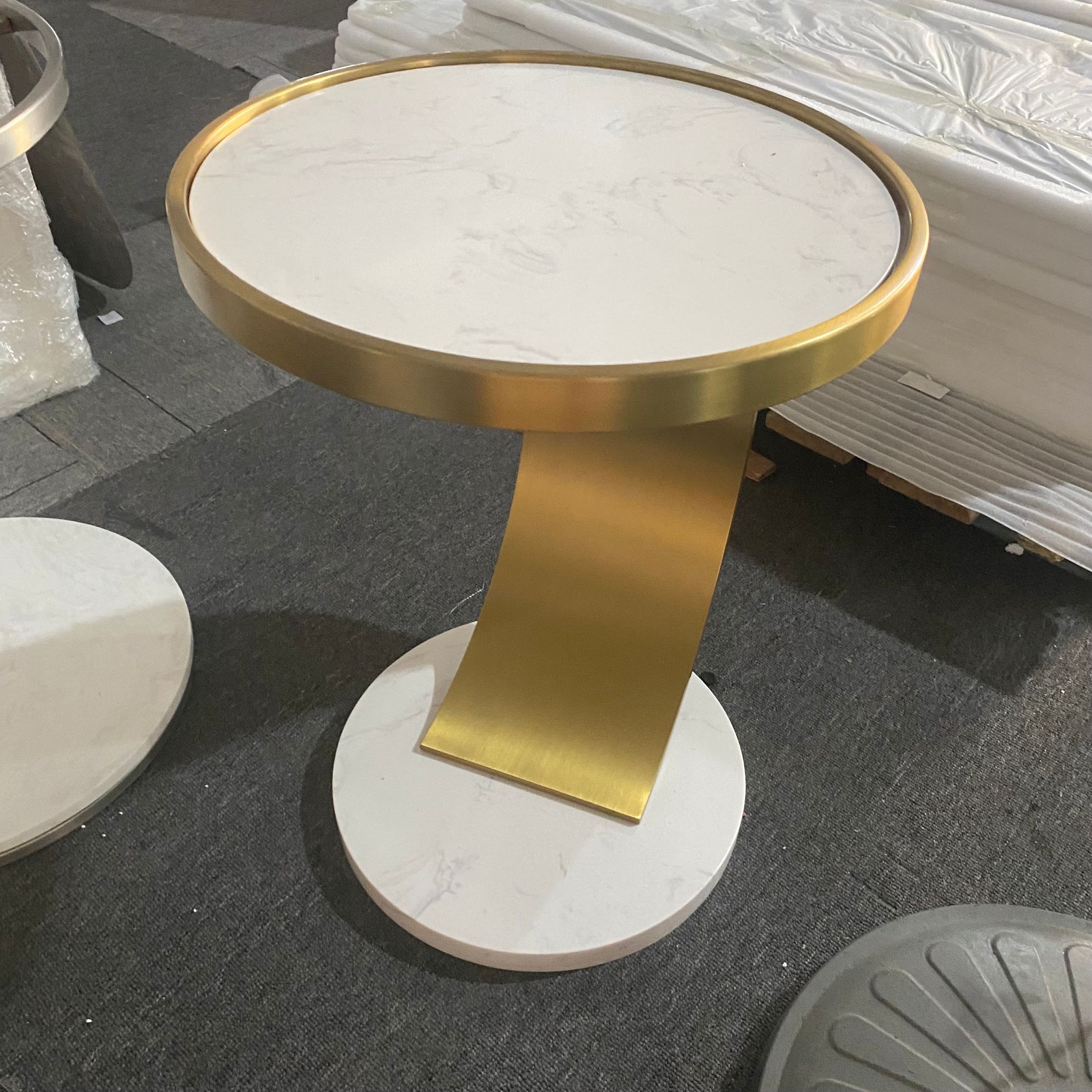 Contemporary corner table for living room stand for desert table dessert table