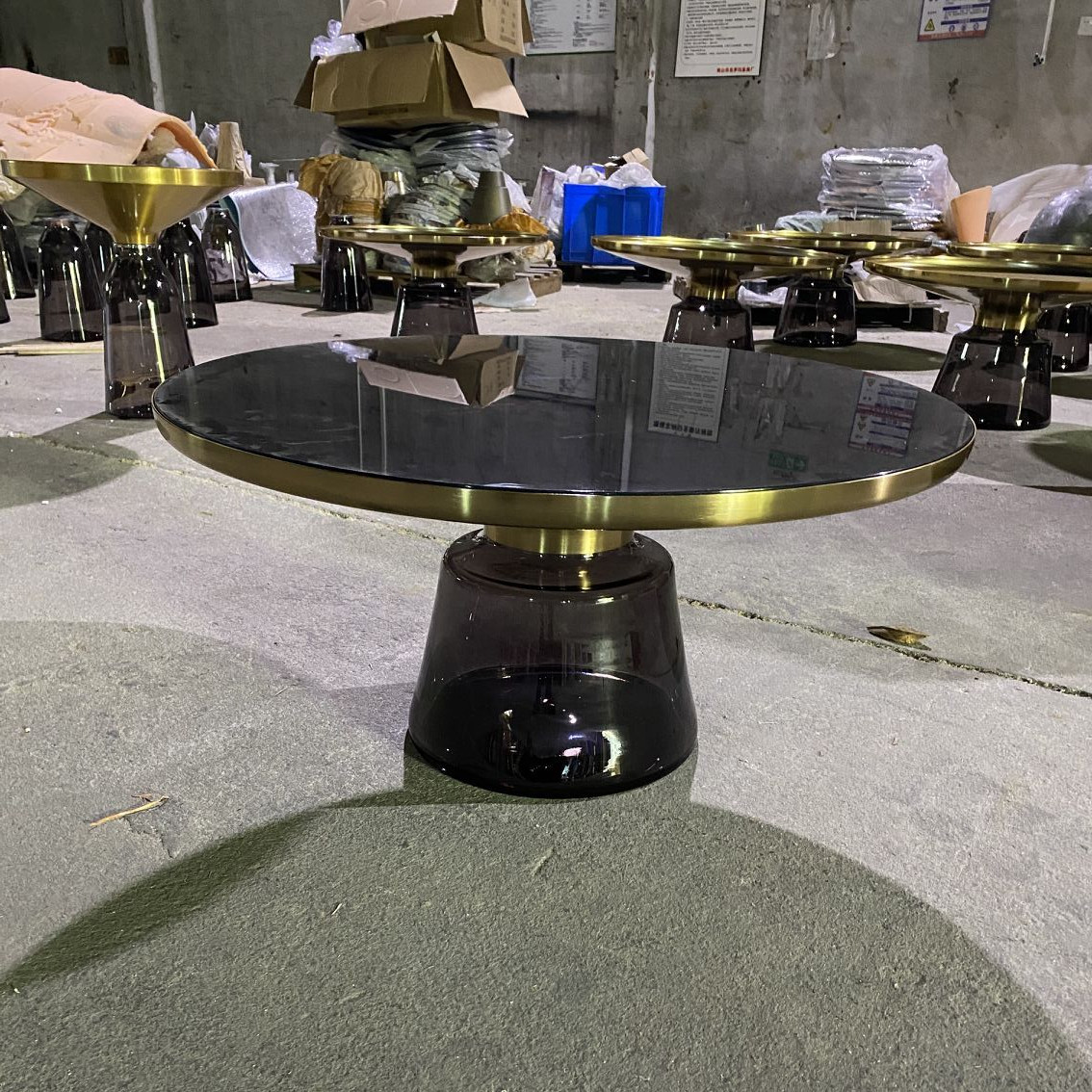 high quality marble coffee table modern living room furniture style marble top glass base coffee table