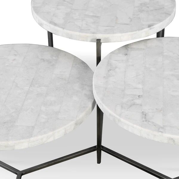 modern light luxury living room table set of 3 coffee tables living room accent coffee table