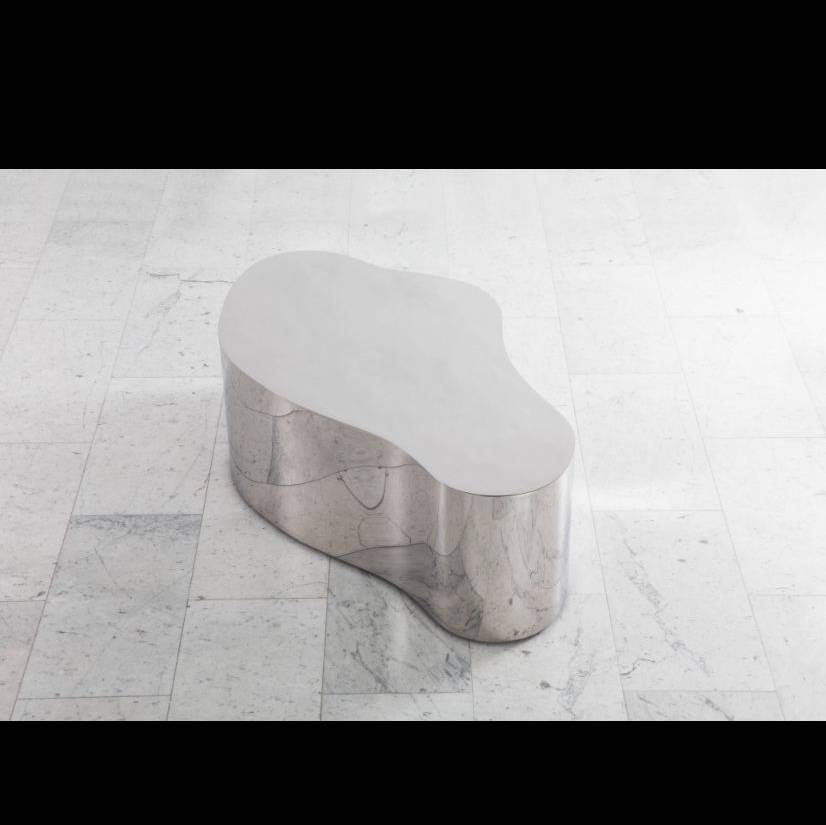 modern design irregular shape characteristic stainless steel coffee table