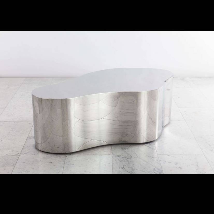 modern design irregular shape characteristic stainless steel coffee table